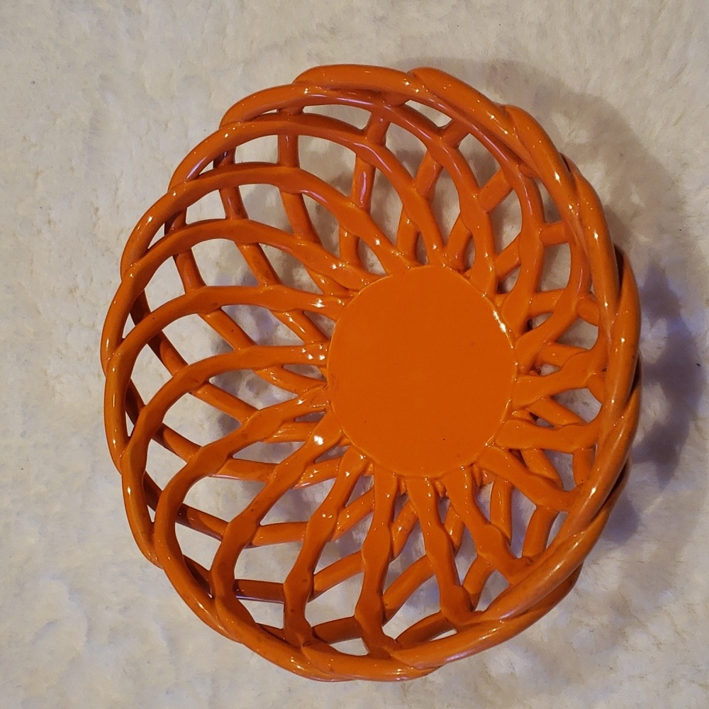 Orange kichen decor